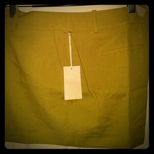 Ann Taylor Lime Linen Shorts